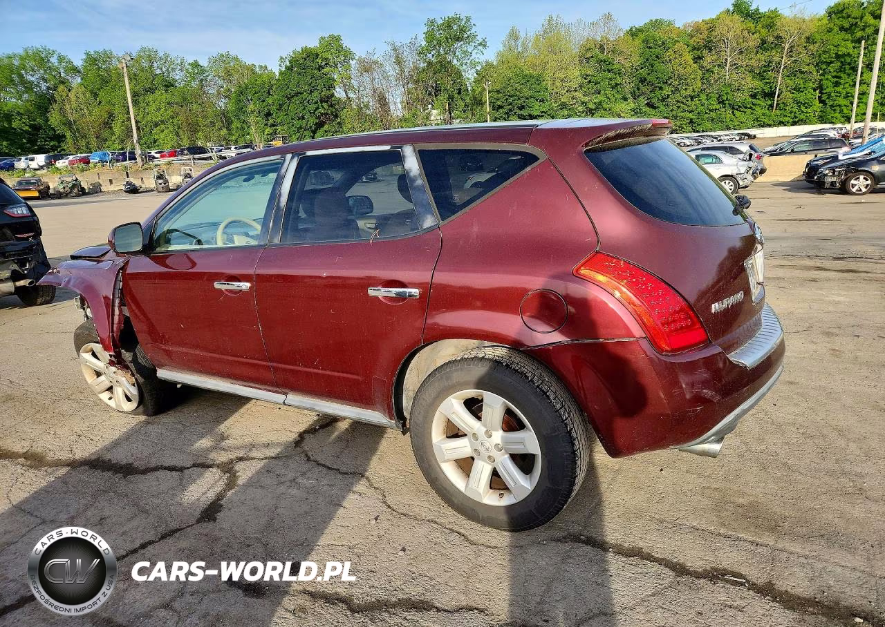 2006 Nissan Murano S VIN:JN8AZ08W56W501768 - 2