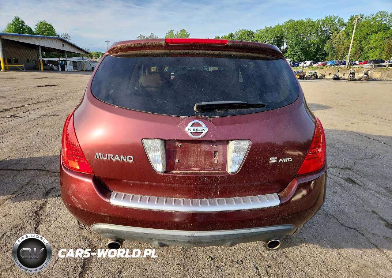2006 Nissan Murano S VIN:JN8AZ08W56W501768 - 6
