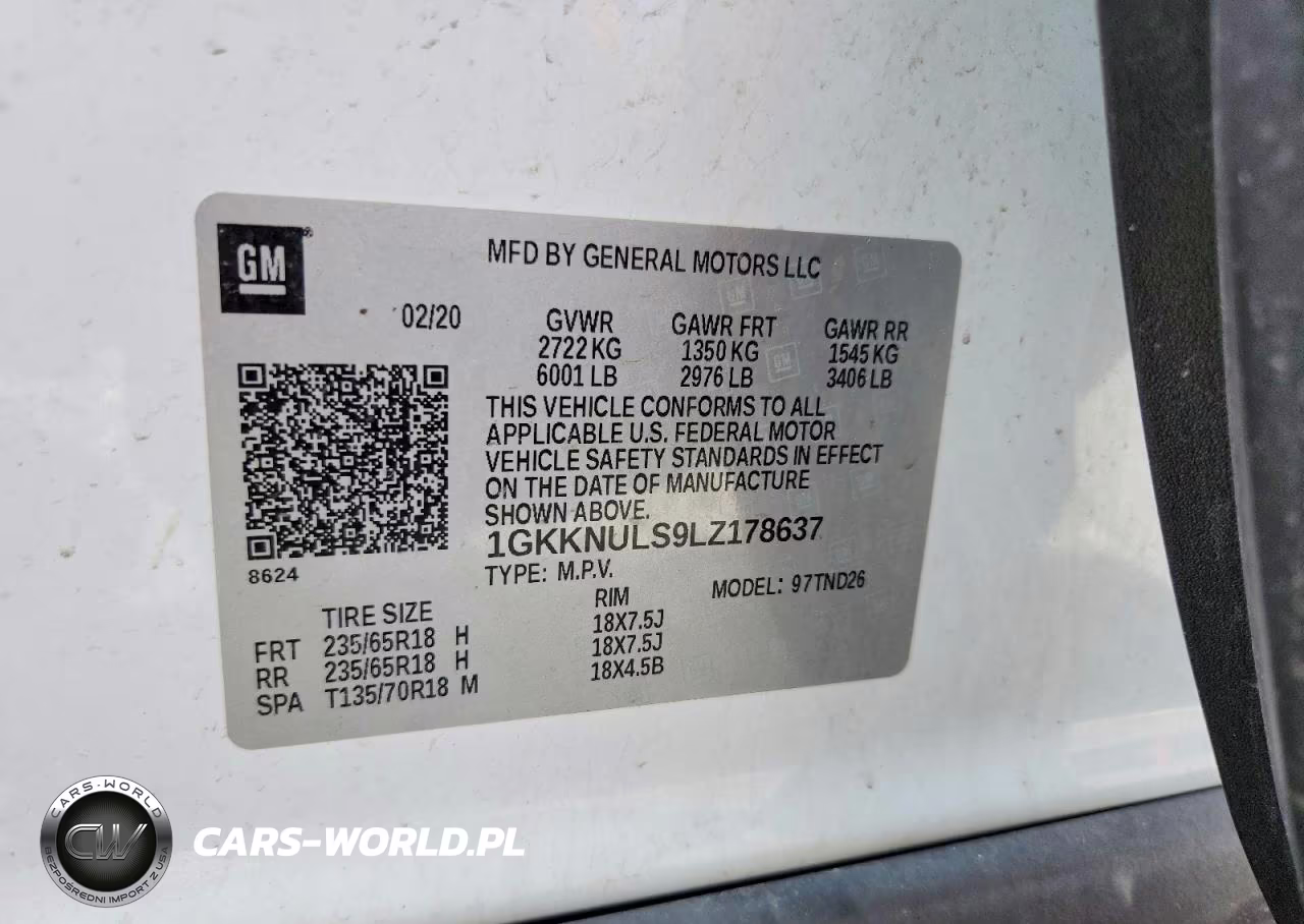 2020 GMC Acadia Slt VIN:1GKKNULS9LZ178637 - 13