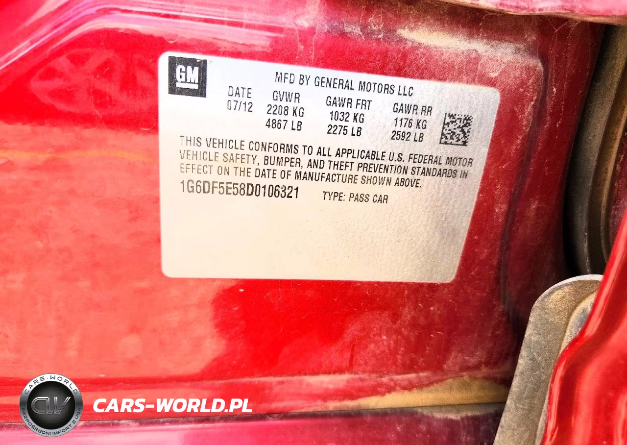 2013 Cadillac Cts Luxury Collection VIN:1G6DF5E58D0106321 - 12