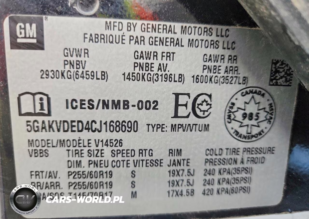 2012 Buick Enclave VIN:5GAKVDED4CJ168690 - 13