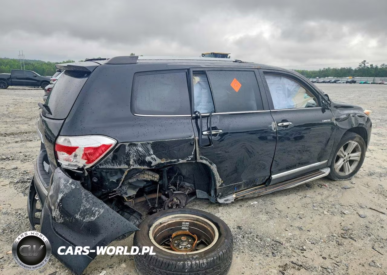 2013 Toyota Highlander Limited VIN:5TDYK3EH0DS122695 - 3