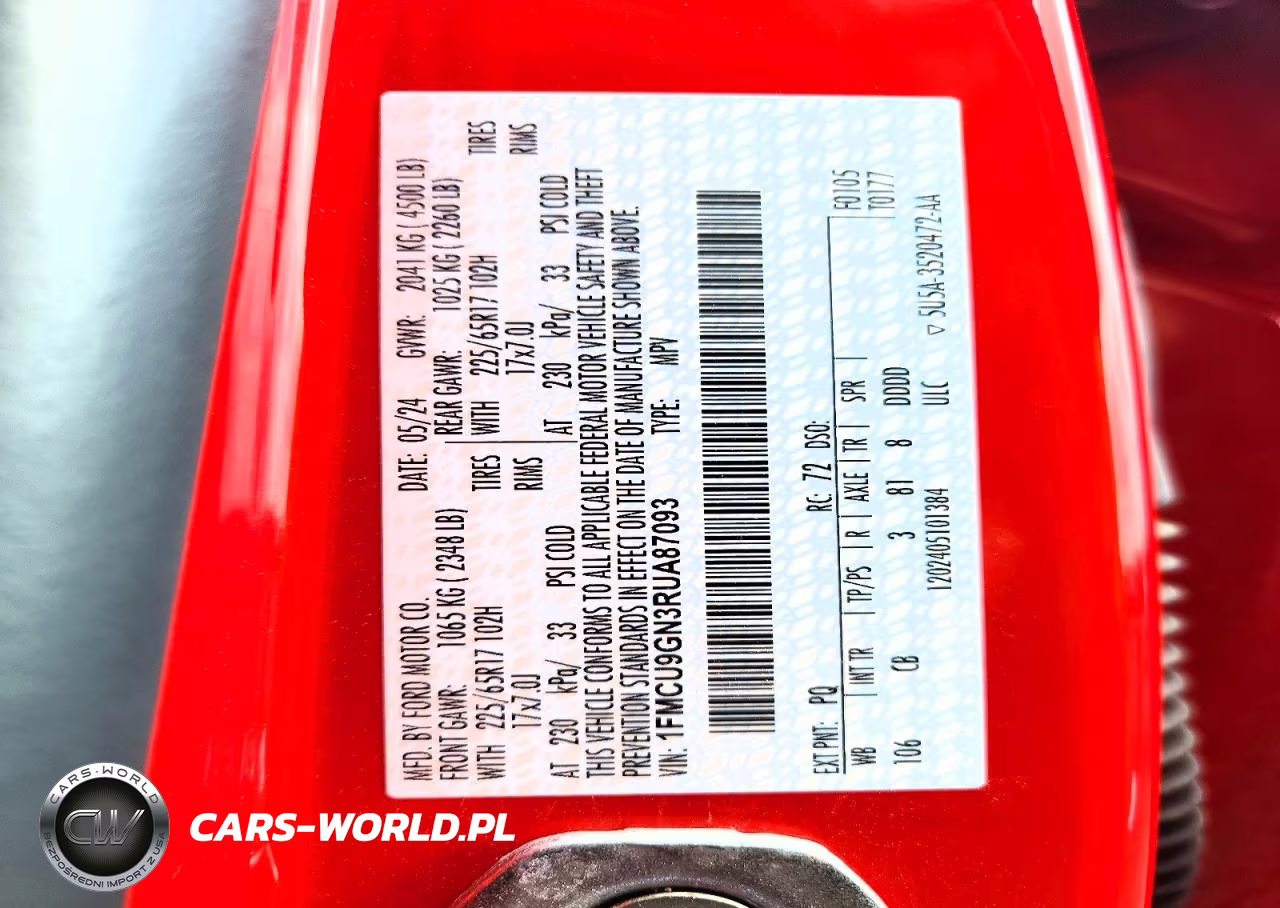 2024 Ford Escape Active VIN:1FMCU9GN3RUA87093 - 13
