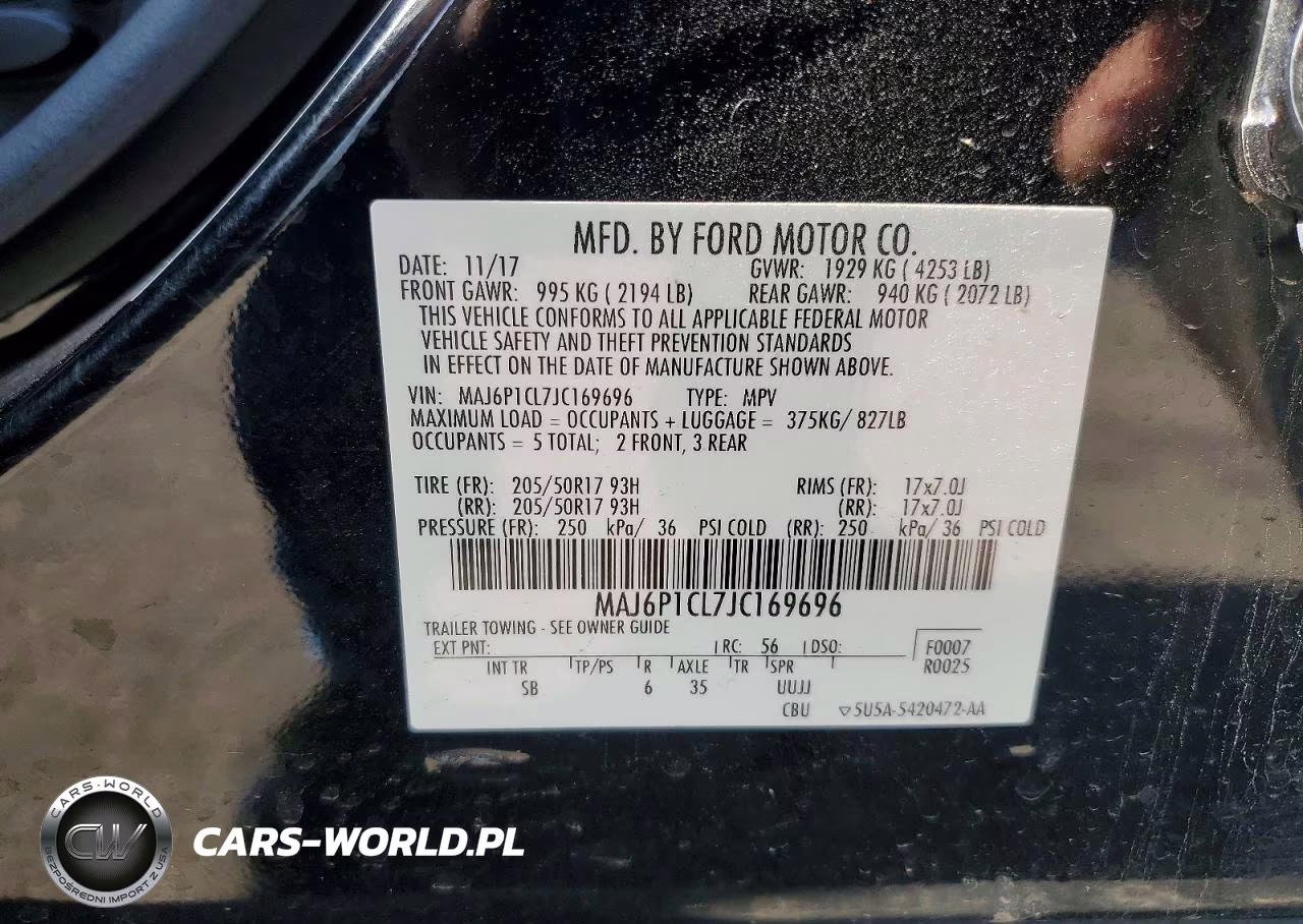2018 Ford Ecosport Ses VIN:MAJ6P1CL7JC169696 - 13