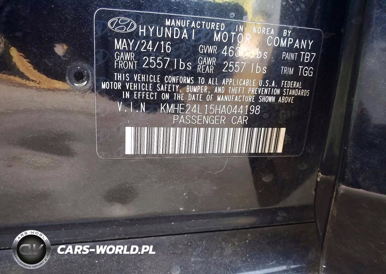 2017 Hyundai Sonata Hybrid Se VIN:KMHE24L15HA044198 - 11