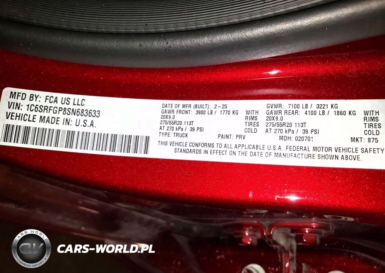 2025 Ram 1500 Tradesman VIN:1C6SRFGP8SN683633 - 12