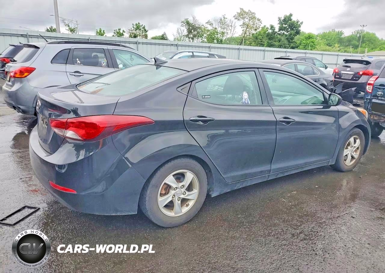 2014 Hyundai Elantra Se VIN:5NPDH4AE1EH537630 - 3
