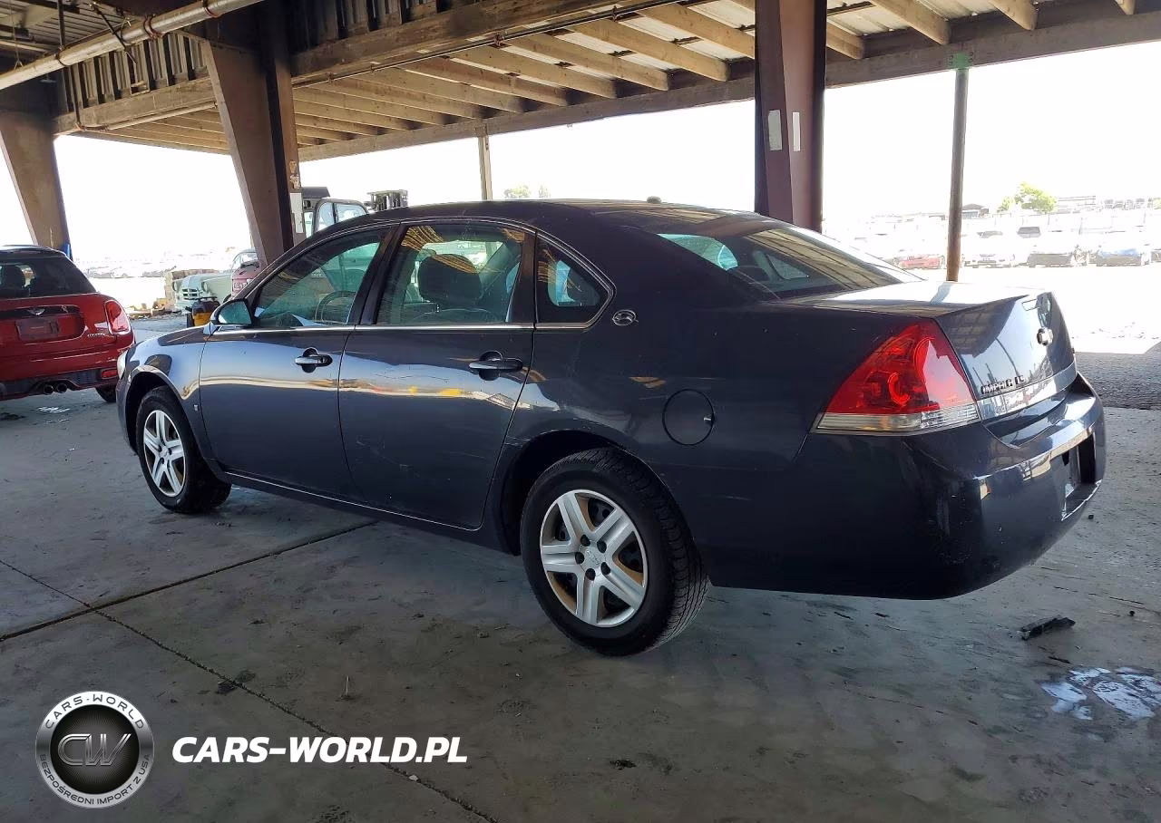 2008 Chevrolet Impala Ls VIN:2G1WB55K089160238 - 2