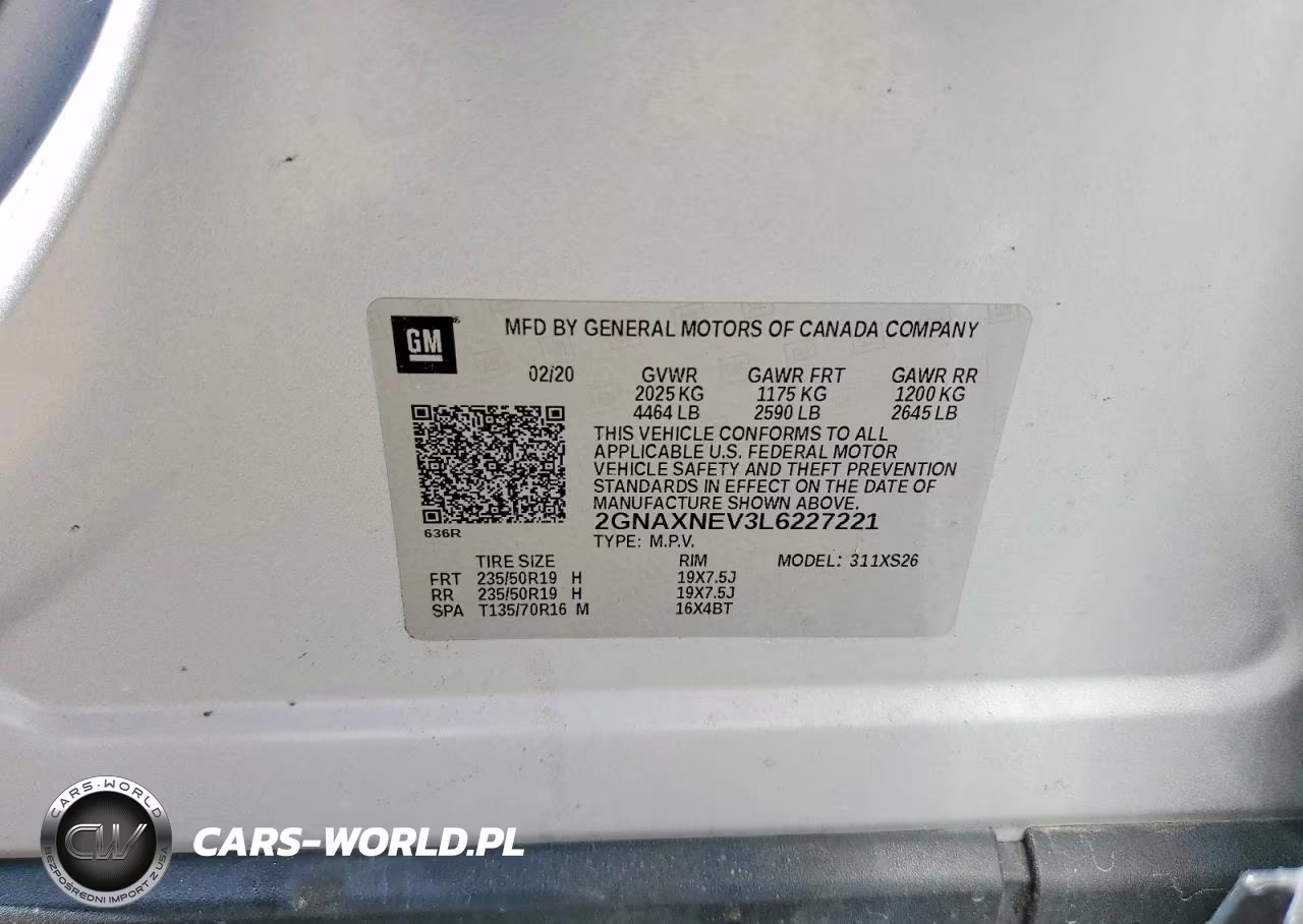 2020 Chevrolet Equinox Premier VIN:2GNAXNEV3L6227221 - 13