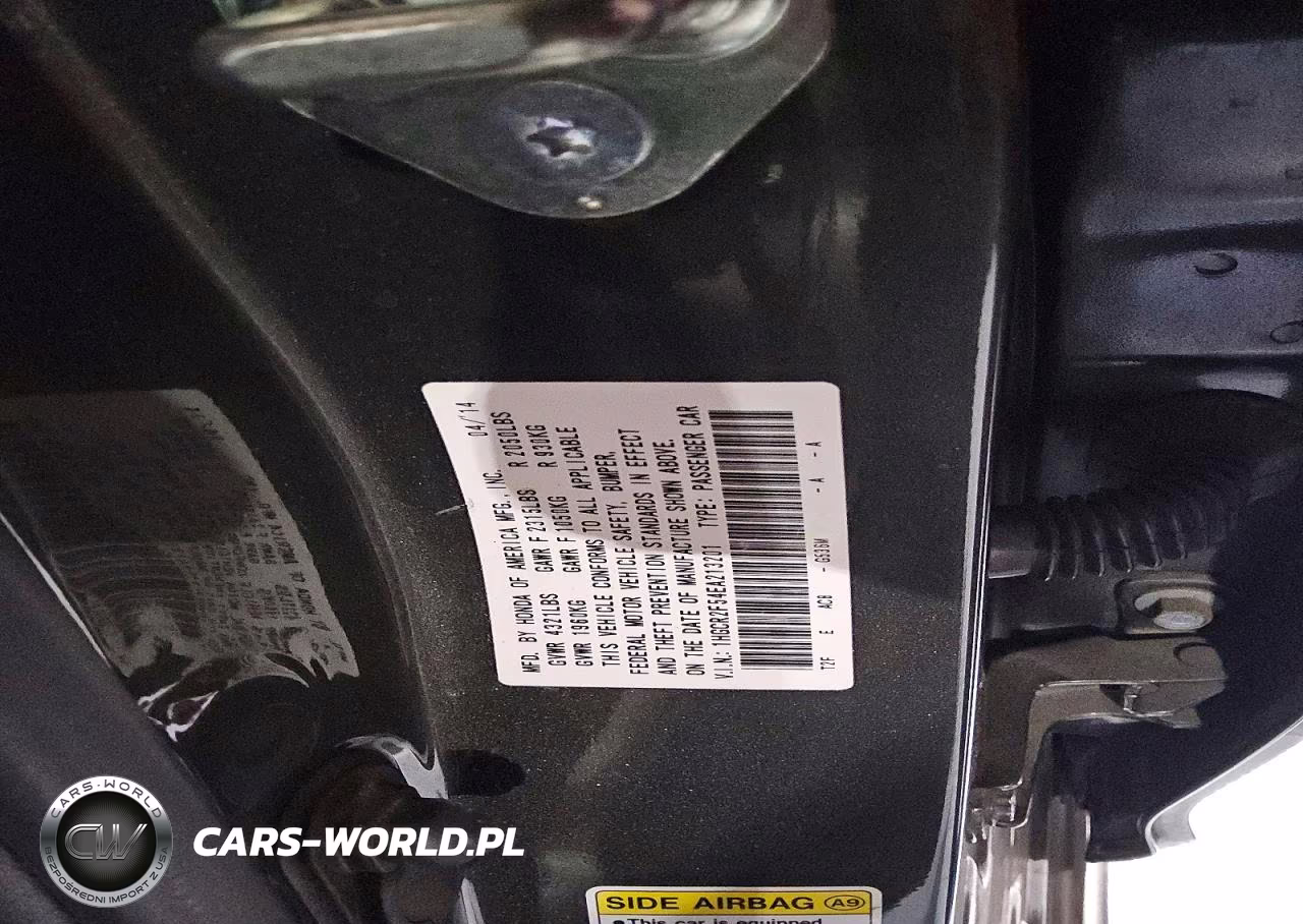 2014 Honda Accord Sport VIN:1HGCR2F54EA213201 - 12