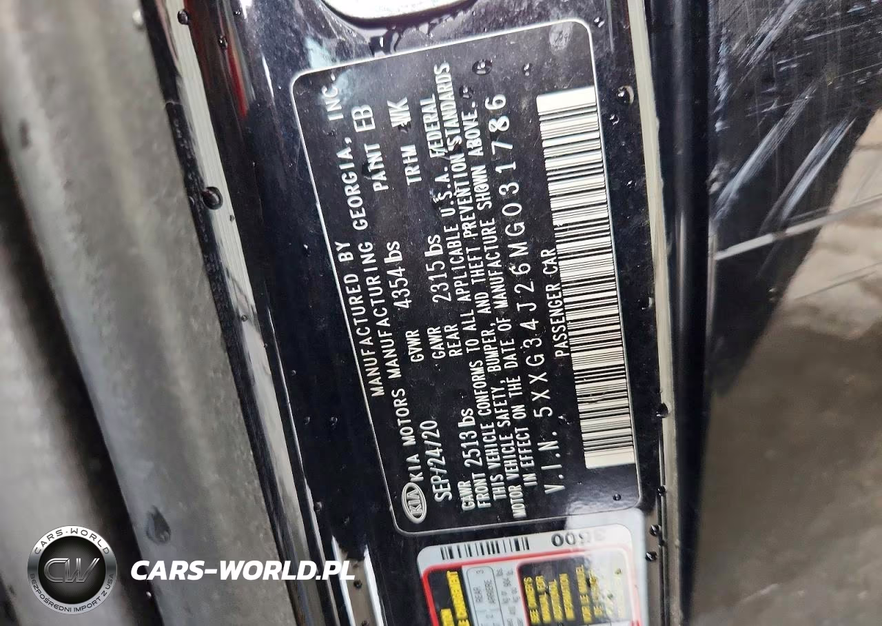 KIA K5 VIN:5XXG34J26MG031786 - 12