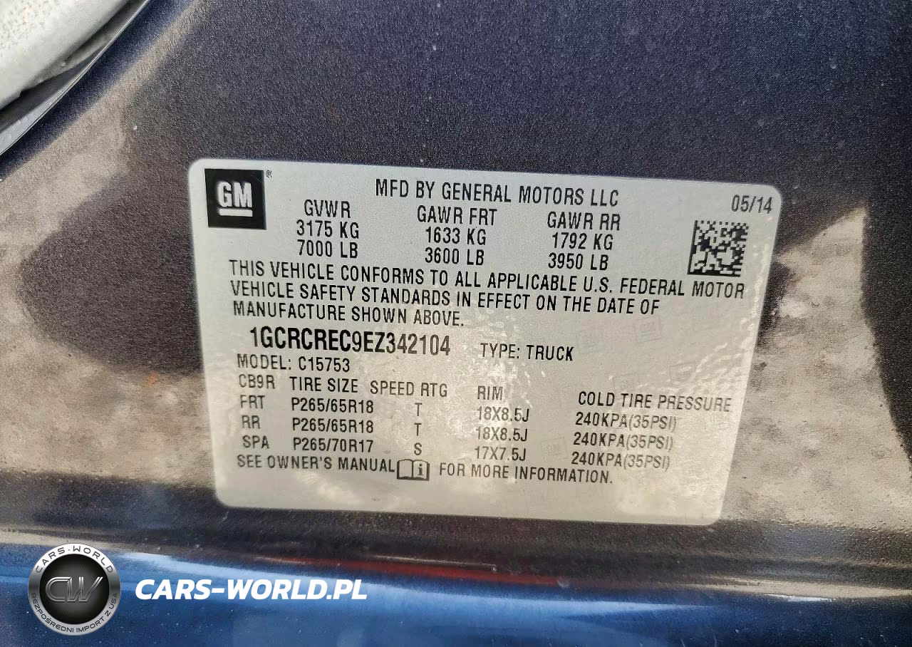 2014 Chevrolet Silverado C1500 Lt VIN:1GCRCREC9EZ342104 - 13