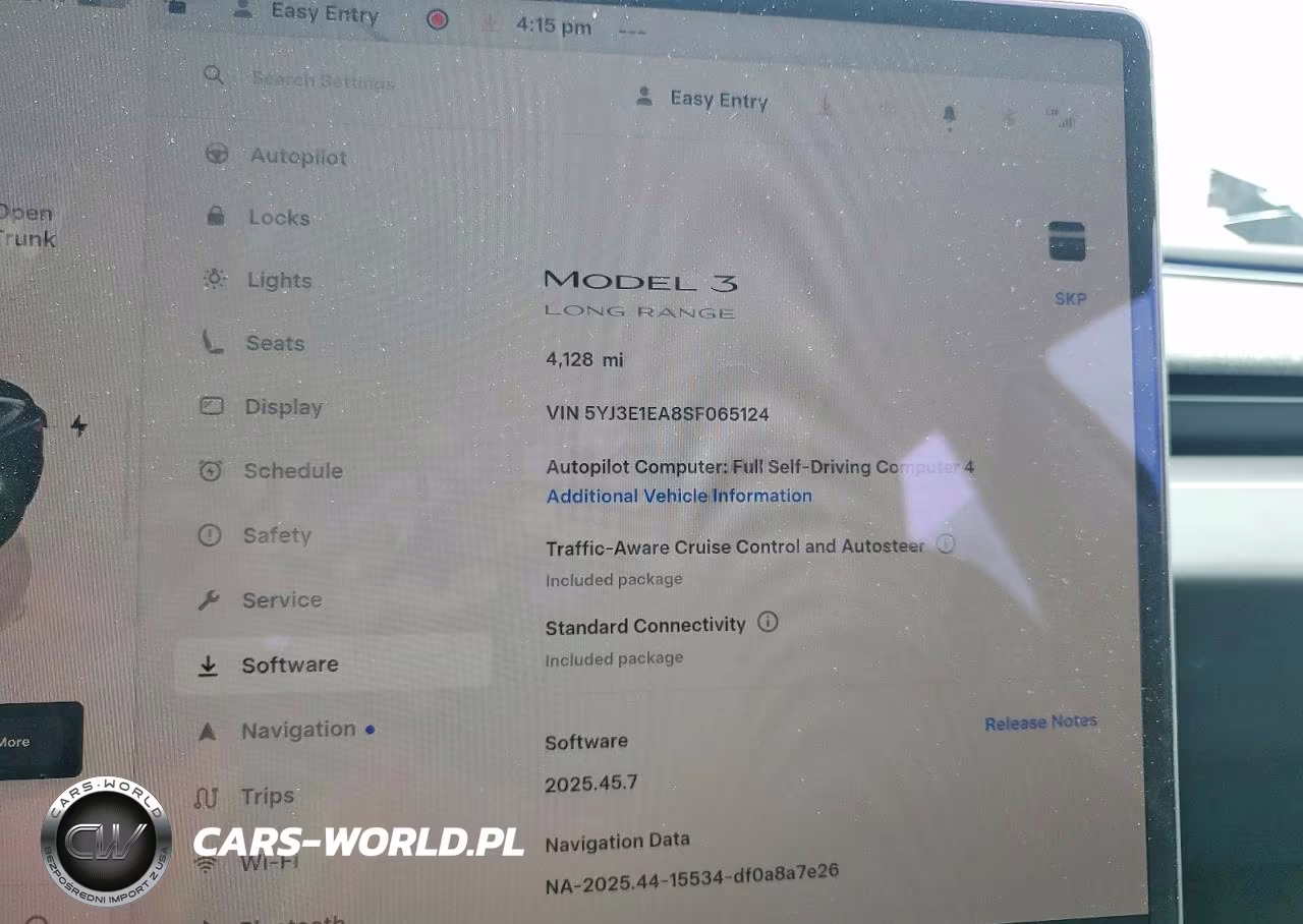 2025 Tesla Model 3 VIN:5YJ3E1EA8SF065124 - 9