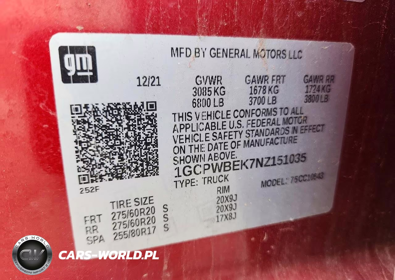 2022 Chevrolet Silverado Ltd C1500 Custom VIN:1GCPWBEK7NZ151035 - 12