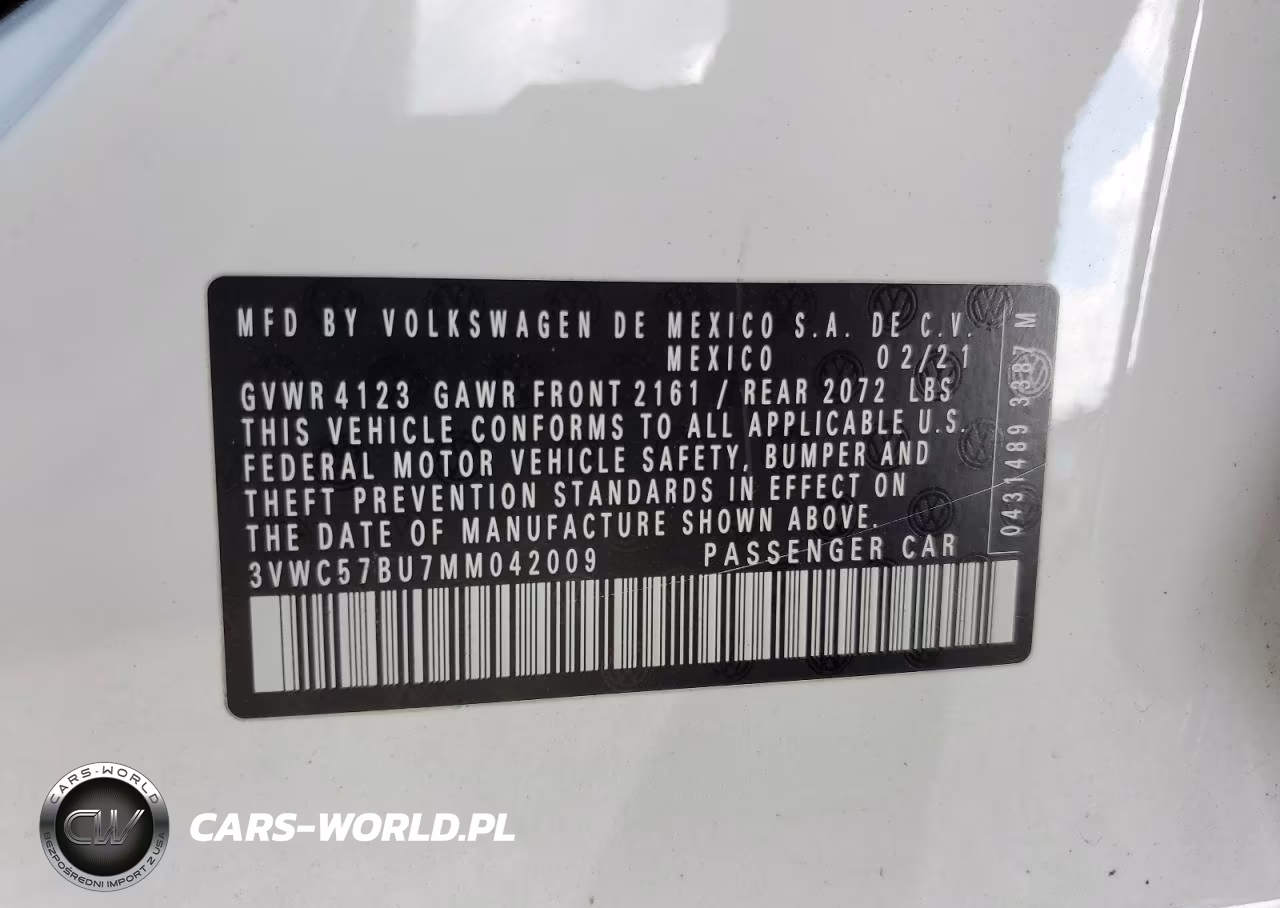 2021 Volkswagen Jetta S VIN:3VWC57BU7MM042009 - 13