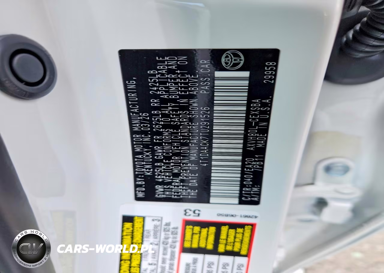2026 Toyota Camry Nightshade VIN:4T1DAACK7TU291526 - 12