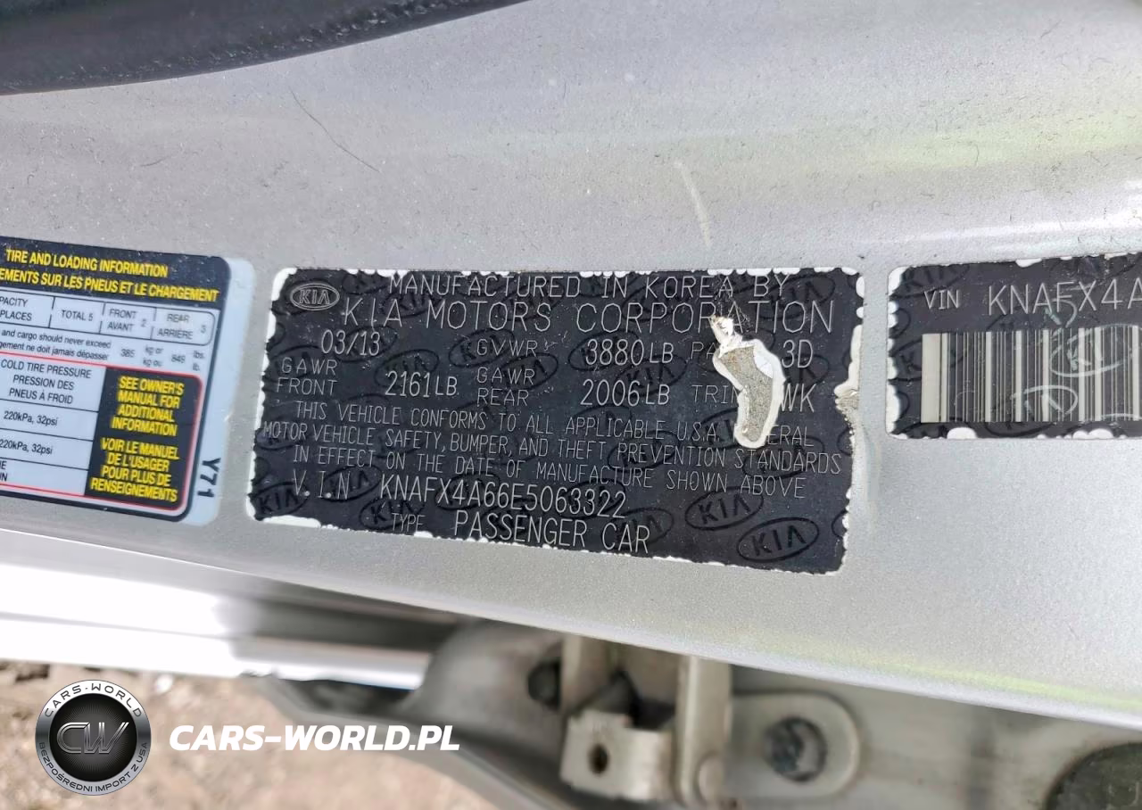 2014 Kia Forte Lx VIN:KNAFX4A66E5063322 - 12