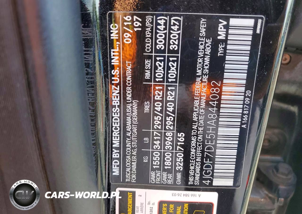 2017 Mercedes-Benz Gls Class VIN:4JGDF7DE5HA844082 - 13