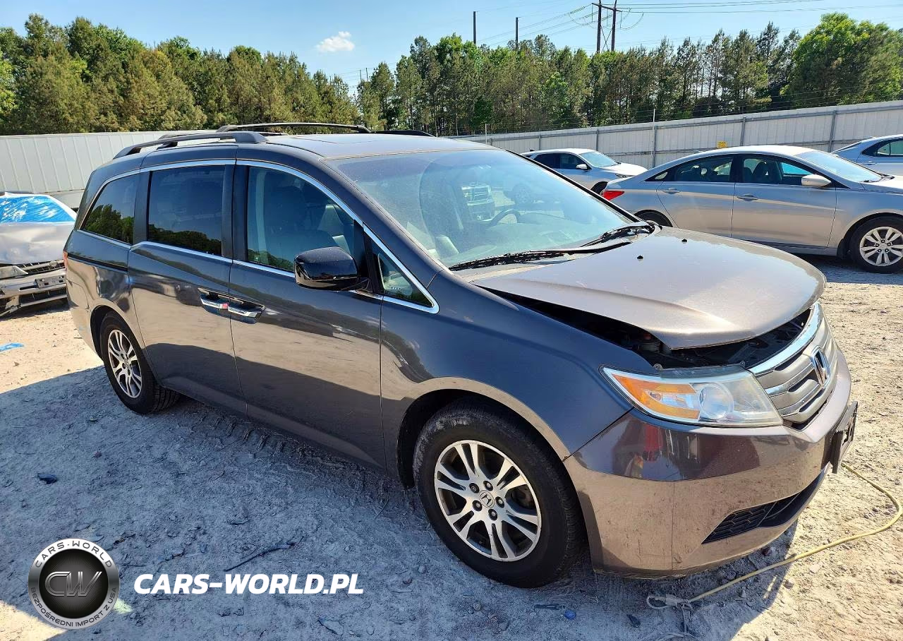 2012 Honda Odyssey Exl VIN:5FNRL5H66CB133100 - 4