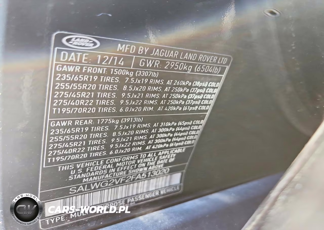 2015 Land Rover Range Rover Sport Se VIN:SALWG2VF2FA513020 - 13