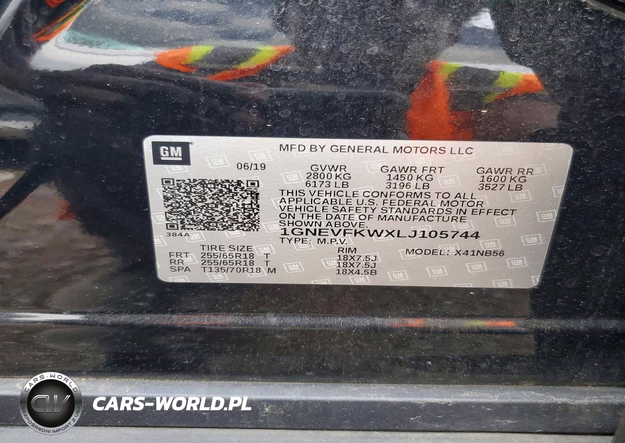 2020 Chevrolet Traverse Ls VIN:1GNEVFKWXLJ105744 - 13