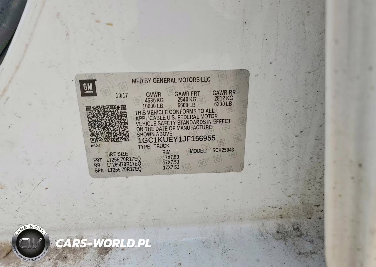 2018 Chevrolet Silverado K2500 Heavy Duty VIN:1GC1KUEY1JF156955 - 12