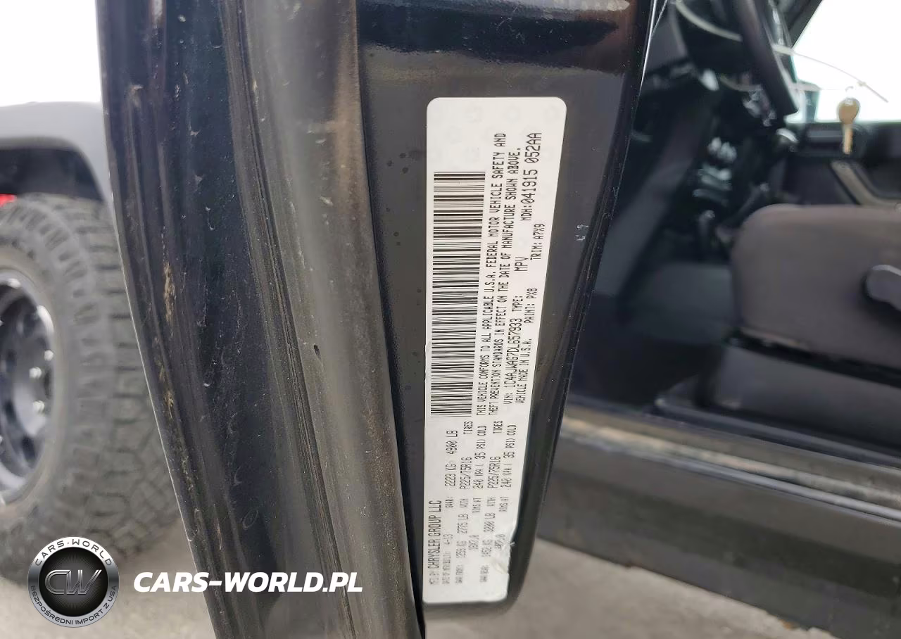 2013 Jeep Wrangler Sport VIN:1C4AJWAG7DL657933 - 13