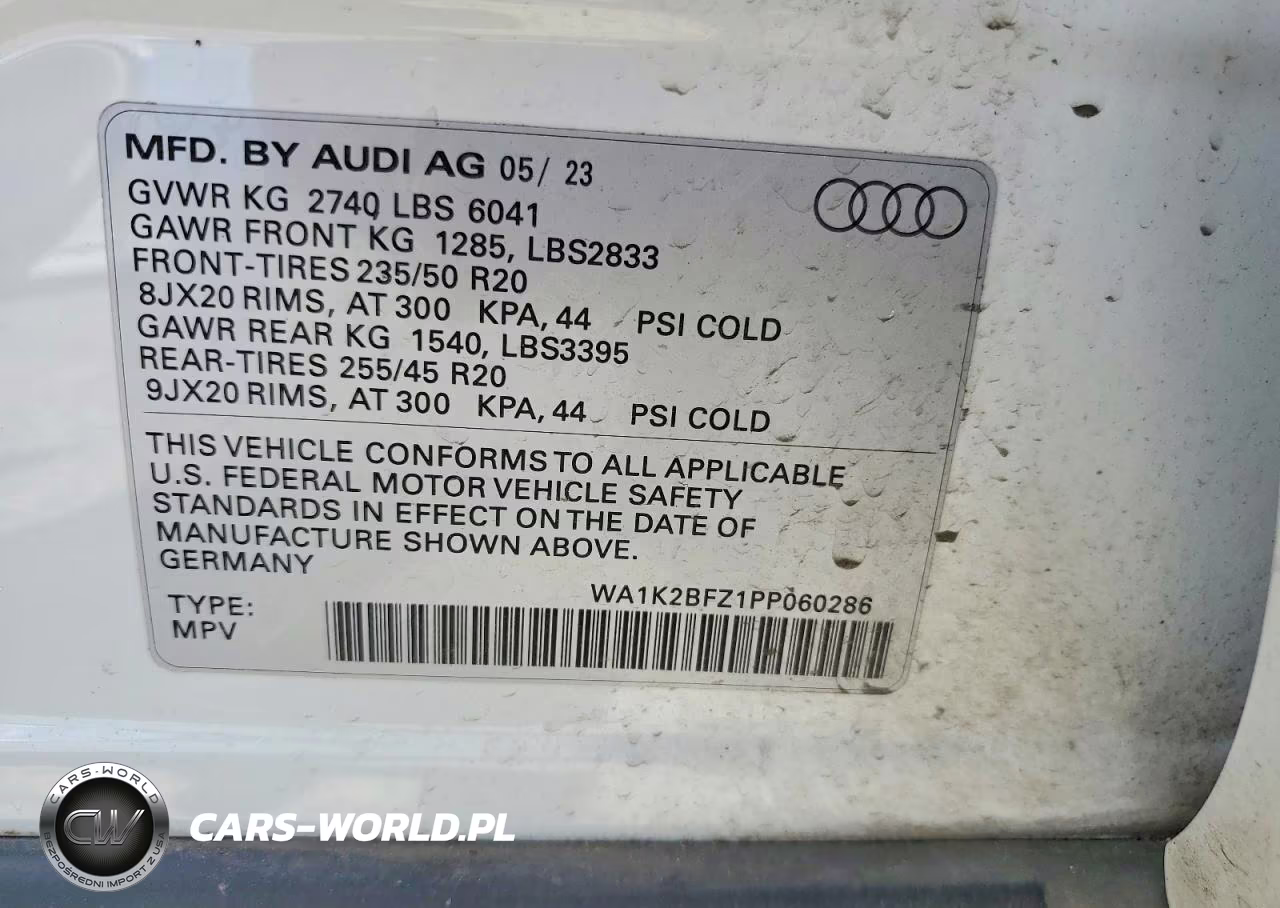 2023 Audi Q4 E-Tron Premium VIN:WA1K2BFZ1PP060286 - 14