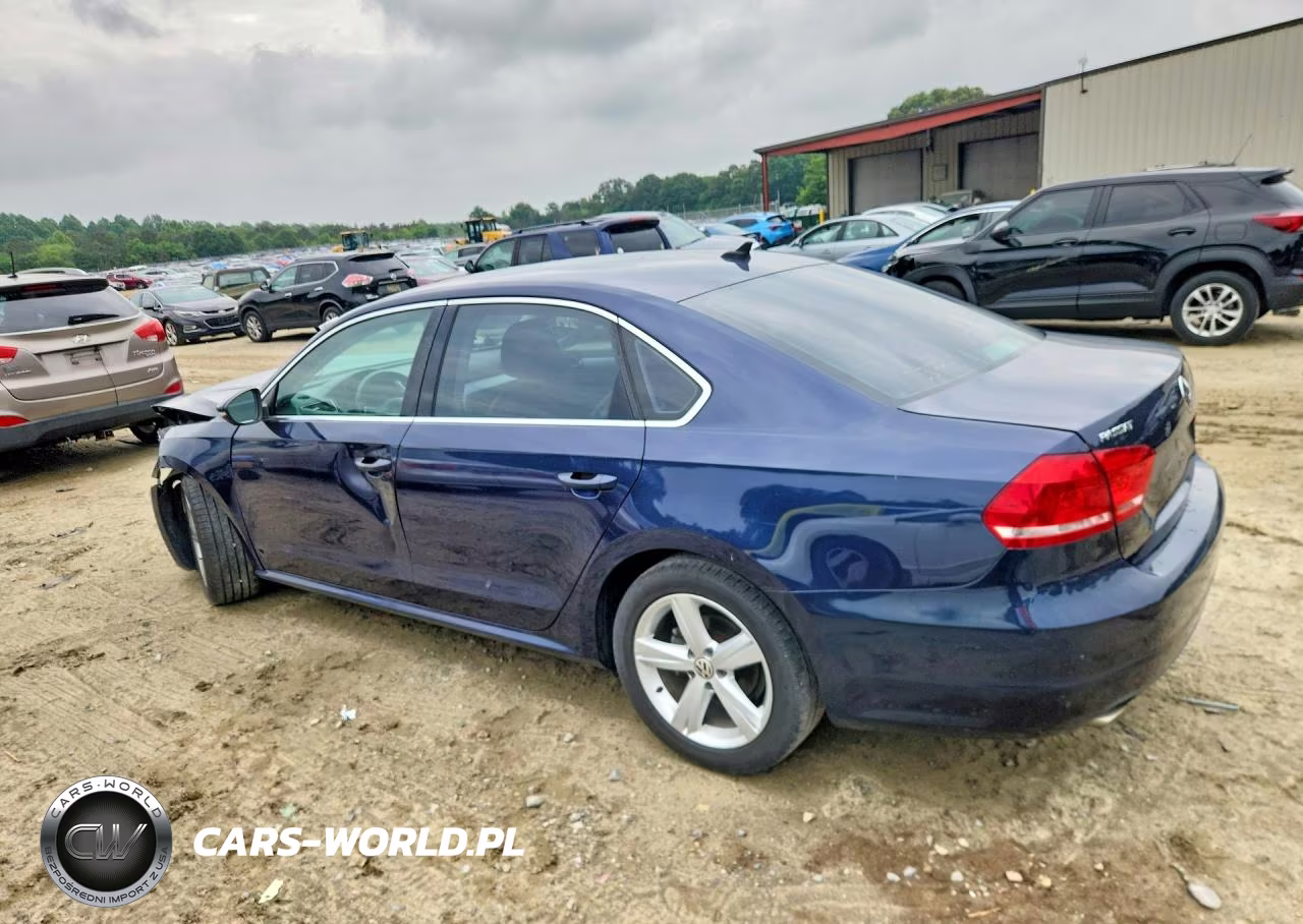 2012 Volkswagen Passat Se VIN:1VWBP7A33CC037520 - 2