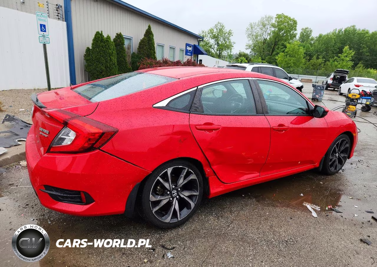 2019 Honda Civic Sport VIN:2HGFC2F89KH578298 - 3