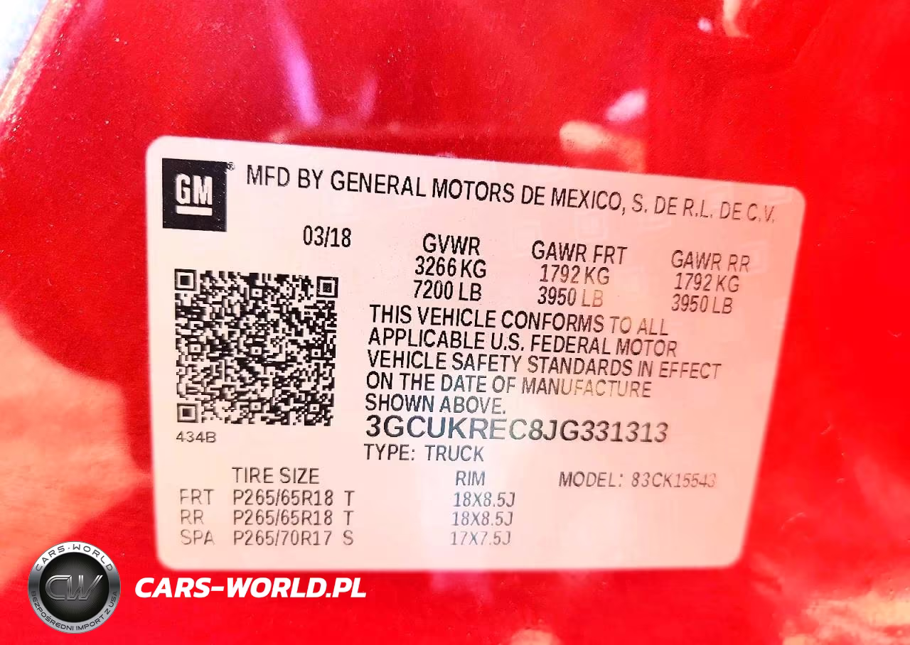 2018 Chevrolet Silverado K1500 Lt VIN:3GCUKREC8JG331313 - 13