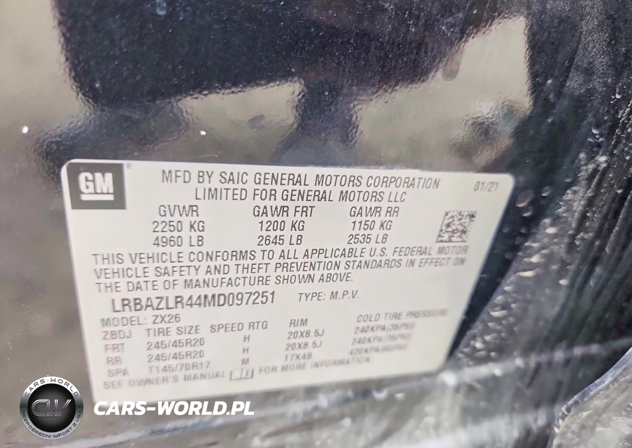 2021 Buick Envision Preferred VIN:LRBAZLR44MD097251 - 13