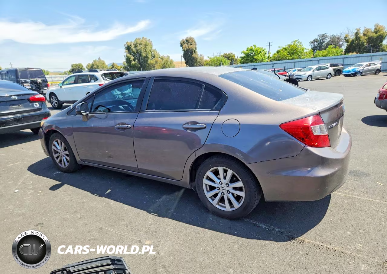 2012 Honda Civic Ex VIN:2HGFB2F8XCH588035 - 2
