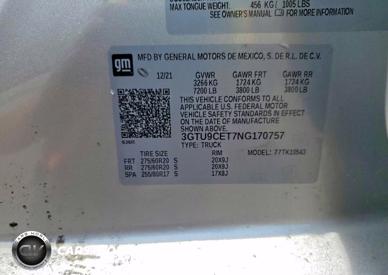 2022 GMC Sierra Limited K1500 Elevation VIN:3GTU9CET7NG170757 - 12