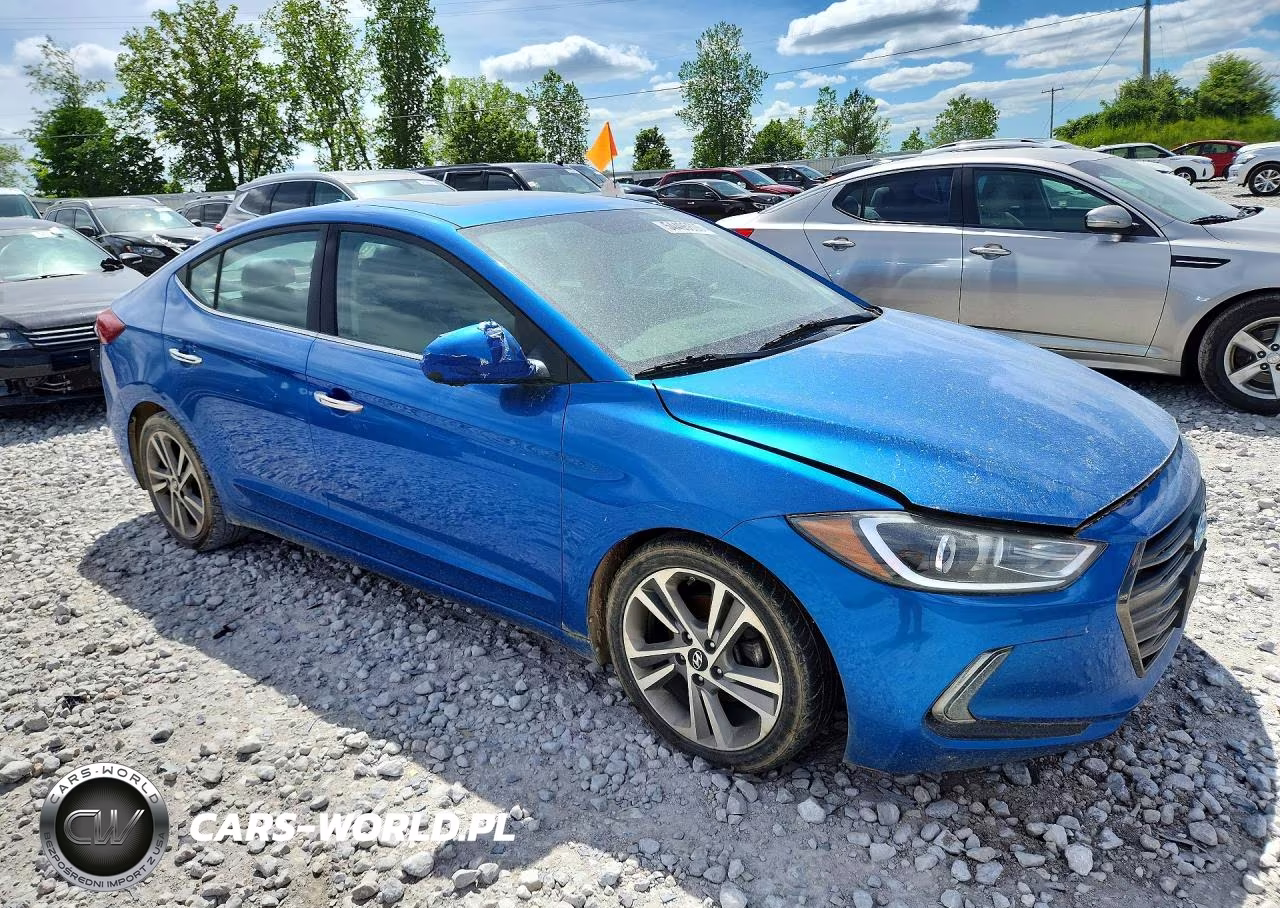 2017 Hyundai Elantra Limited VIN:5NPD84LF4HH178915 - 4