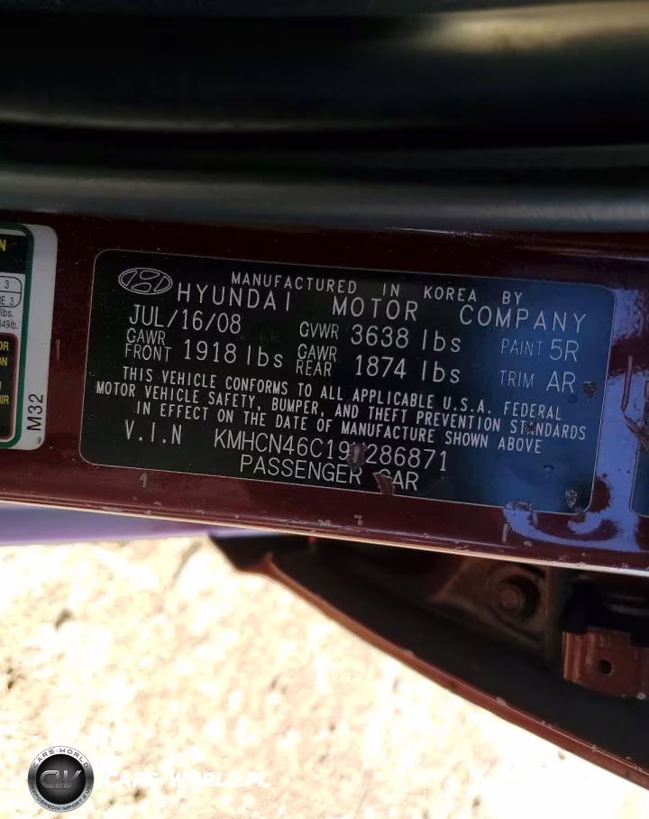 2009 Hyundai Accent Gls VIN:KMHCN46C19U286871 - 12
