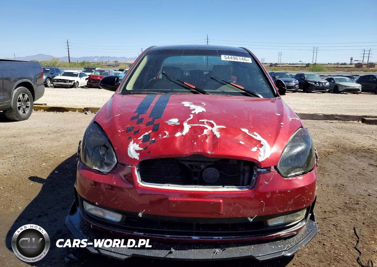 2009 Hyundai Accent Gls VIN:KMHCN46C19U286871 - 5