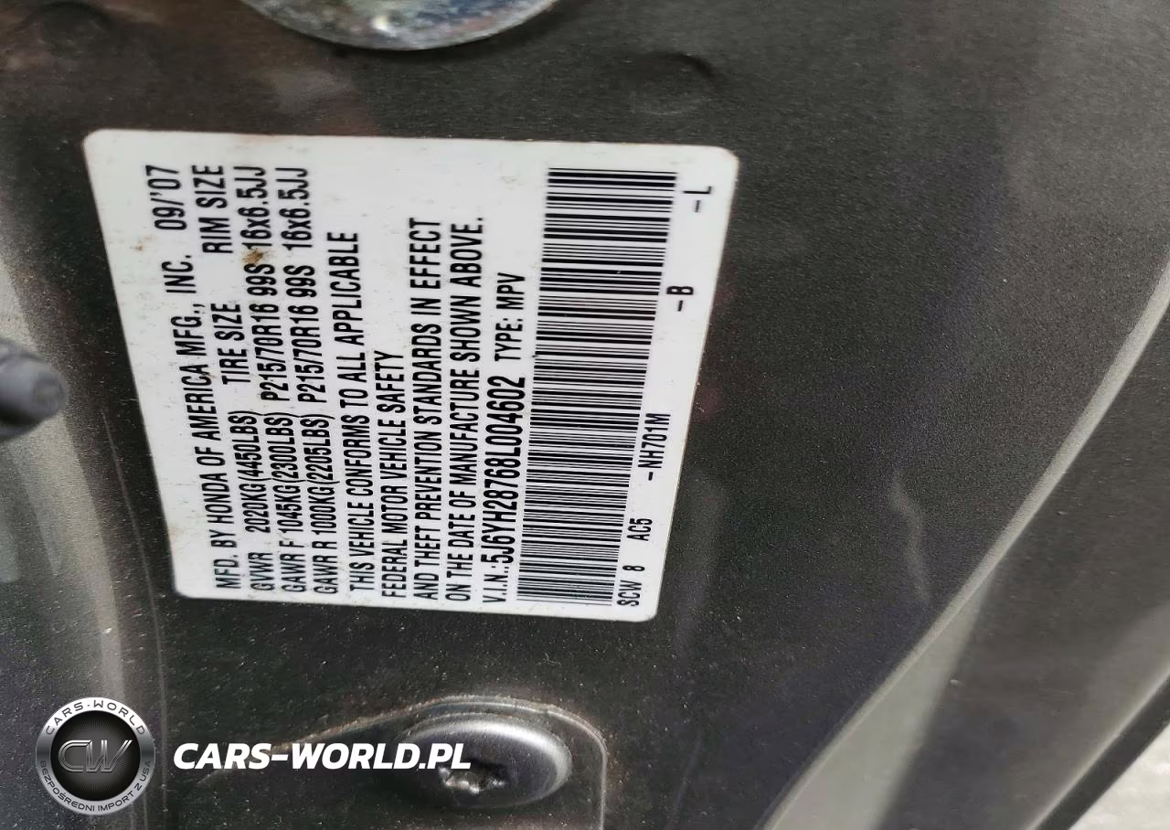 2008 Honda Element Ex VIN:5J6YH28768L004602 - 13
