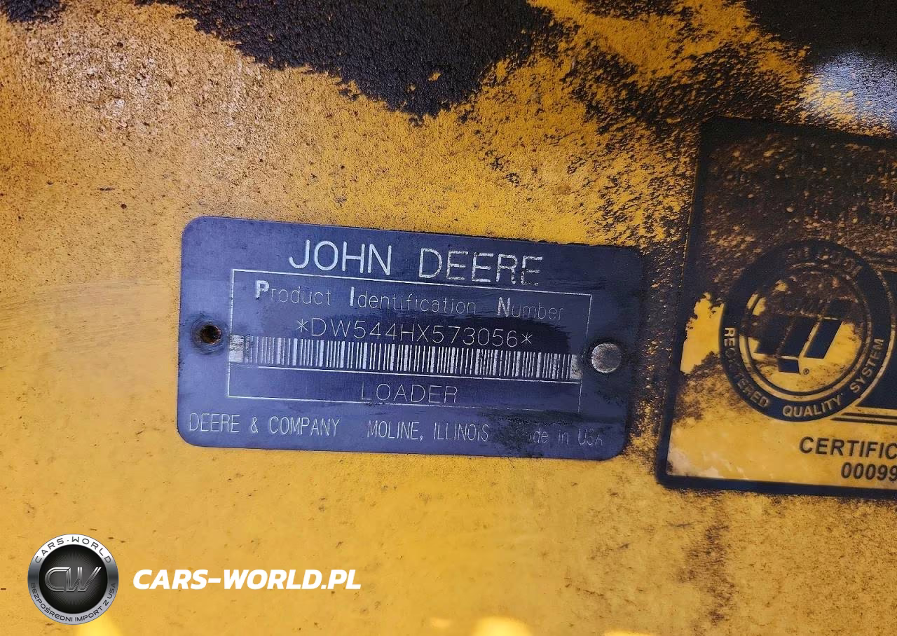1999 John Deer Industrial Equipment VIN:DW544HX573056 - 10