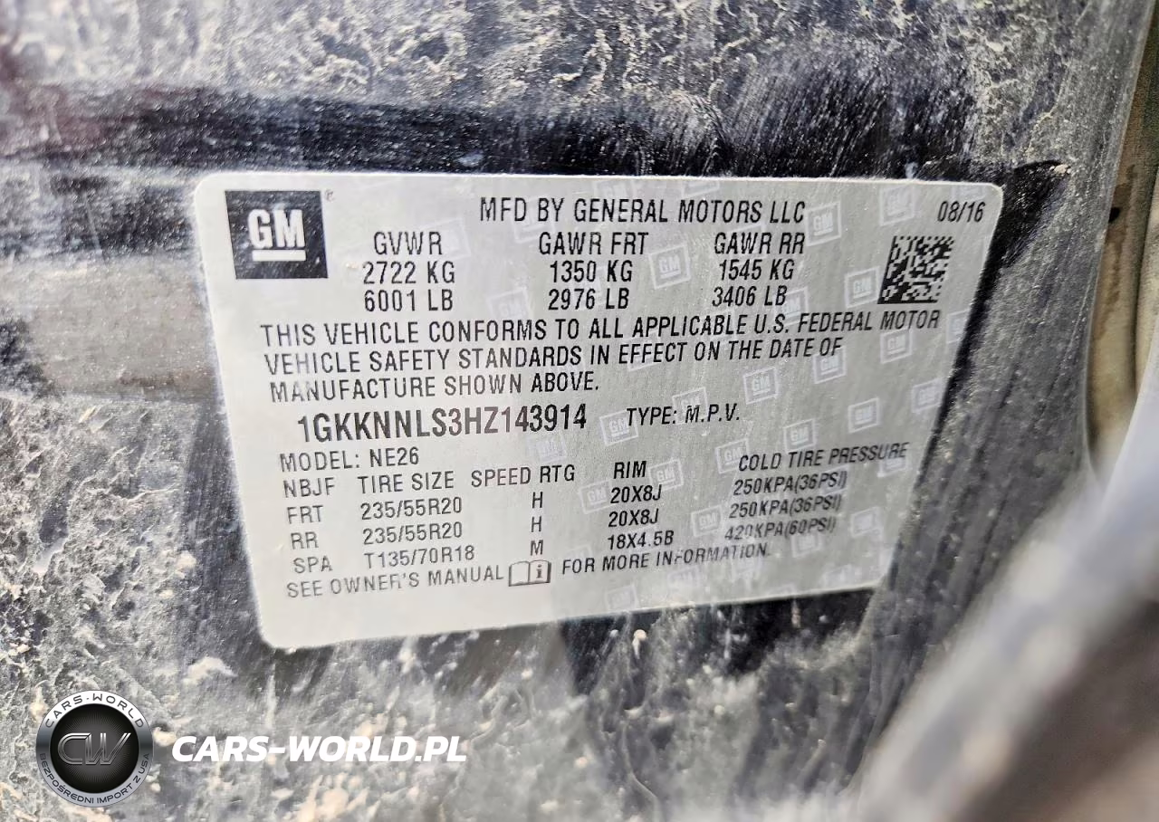 2017 GMC Acadia Slt-2 VIN:1GKKNNLS3HZ143914 - 13