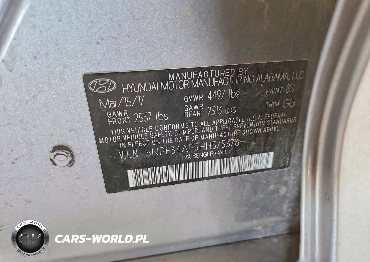 2017 Hyun Sonata VIN:5NPE34AF5HH575376 - 12