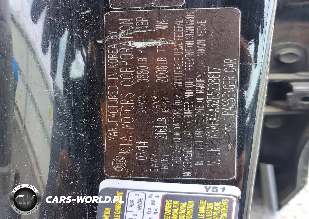 2014 Kia Forte Lx VIN:KNAFX4A62E5238617 - 12