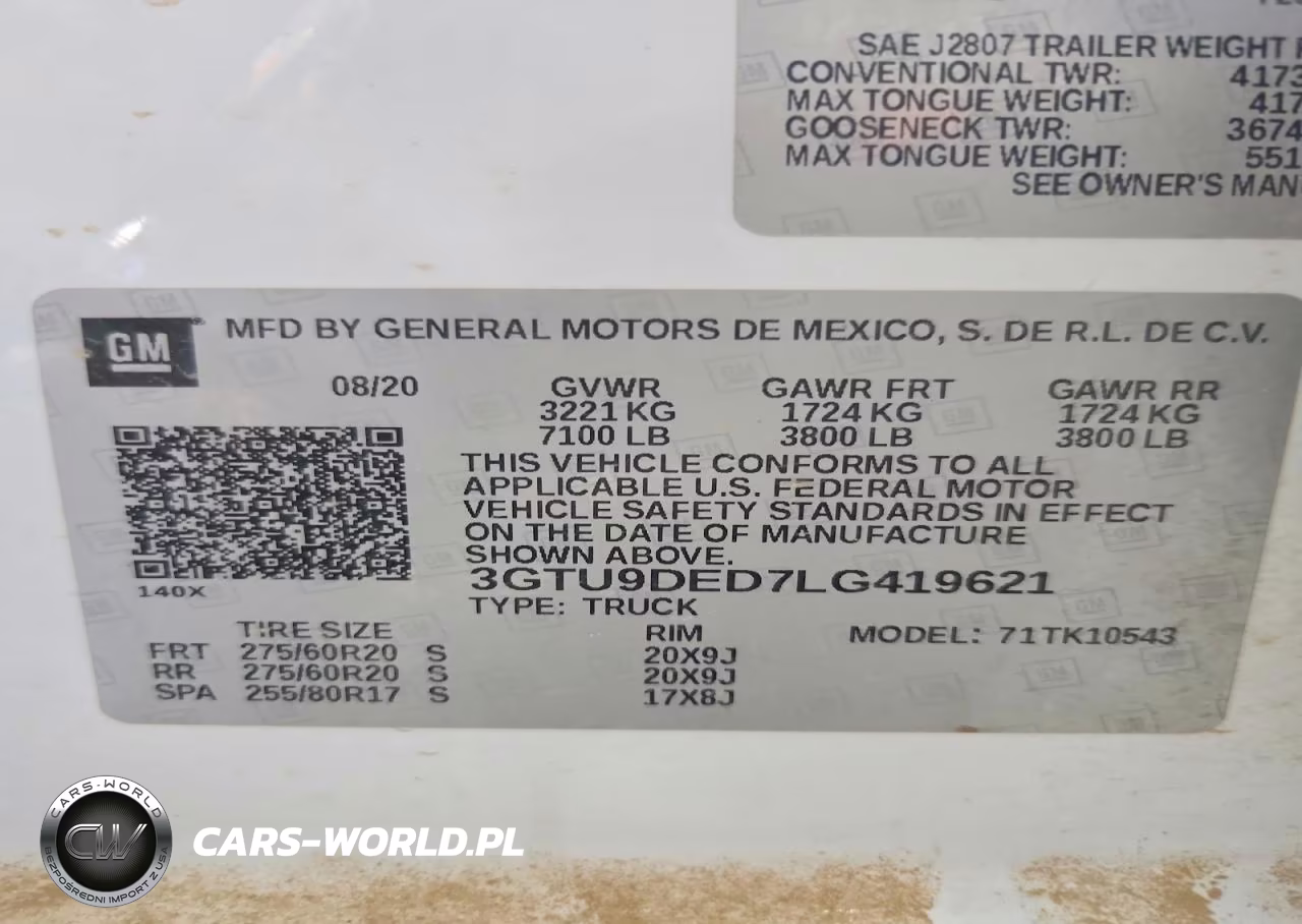 2020 GMC Sierra K1500 Slt VIN:3GTU9DED7LG419621 - 12