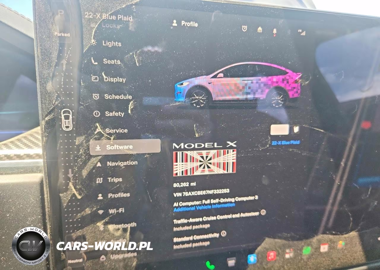 2022 Tesla Model X VIN:7SAXCBE67NF332253 - 9