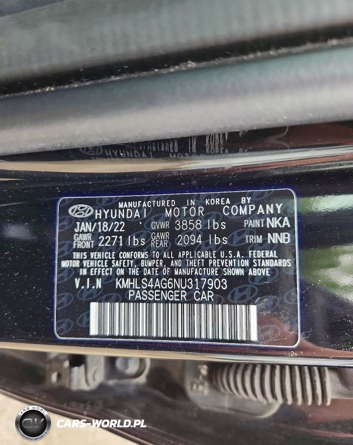 2022 Hyundai Elantra Sel VIN:KMHLS4AG6NU317903 - 12