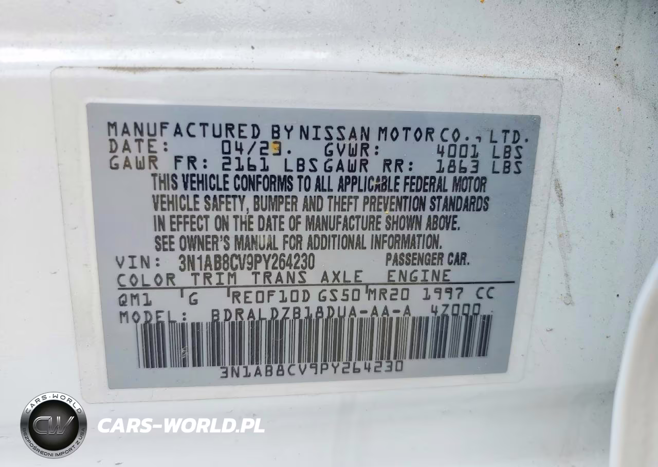 2023 Nissan Sentra Sv VIN:3N1AB8CV9PY264230 - 13