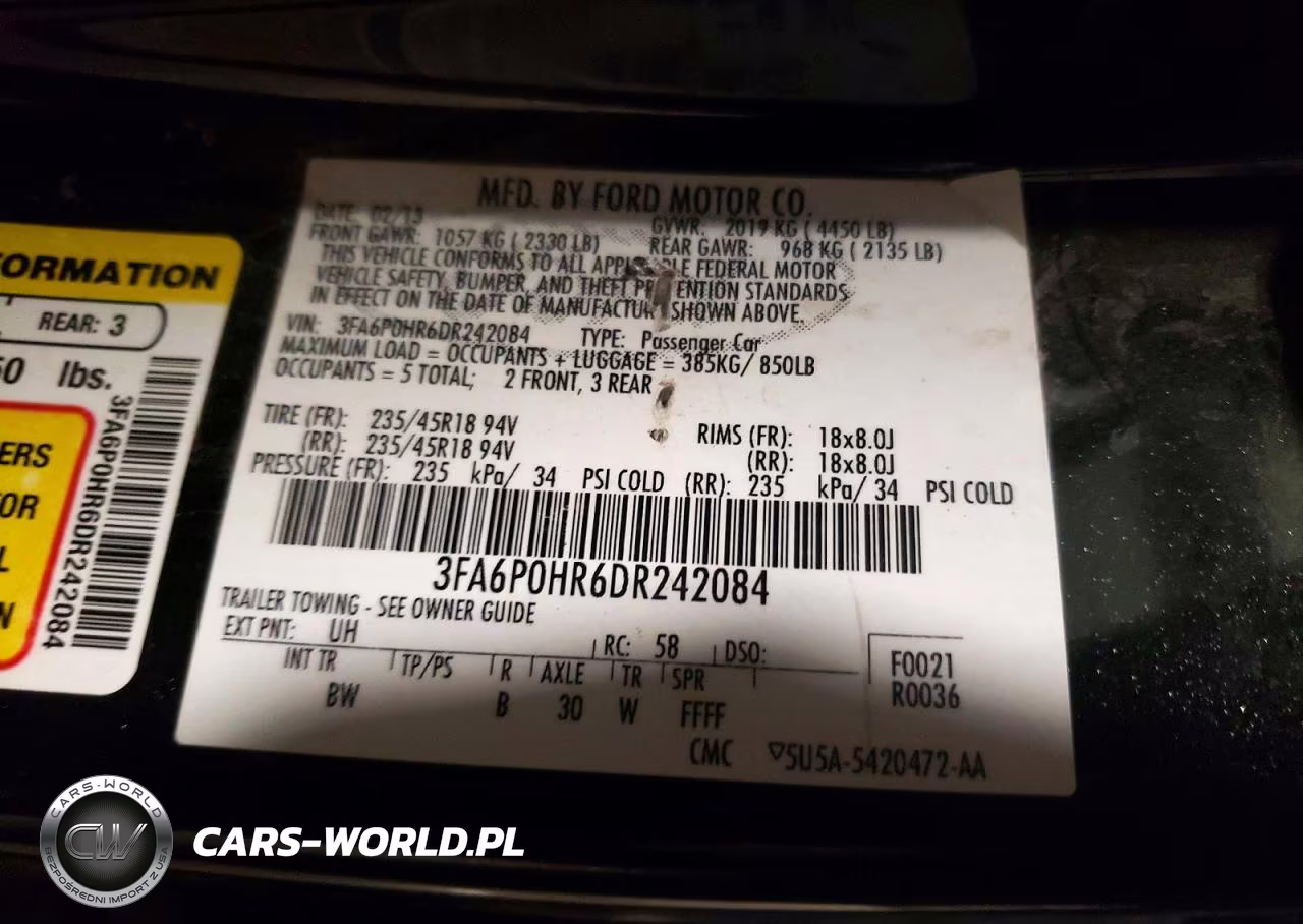 2013 Ford Fusion Se VIN:3FA6P0HR6DR242084 - 12