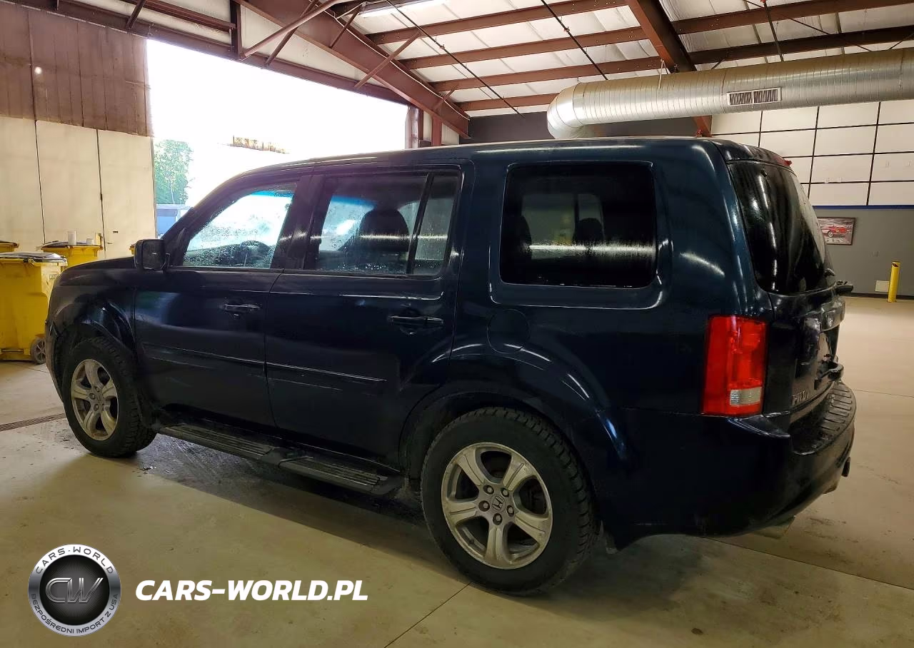 2012 Honda Pilot Ex VIN:5FNYF4H45CB009668 - 2