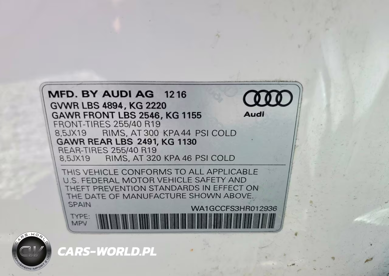 2017 Audi Q3 Prestige VIN:WA1GCCFS3HR012936 - 12