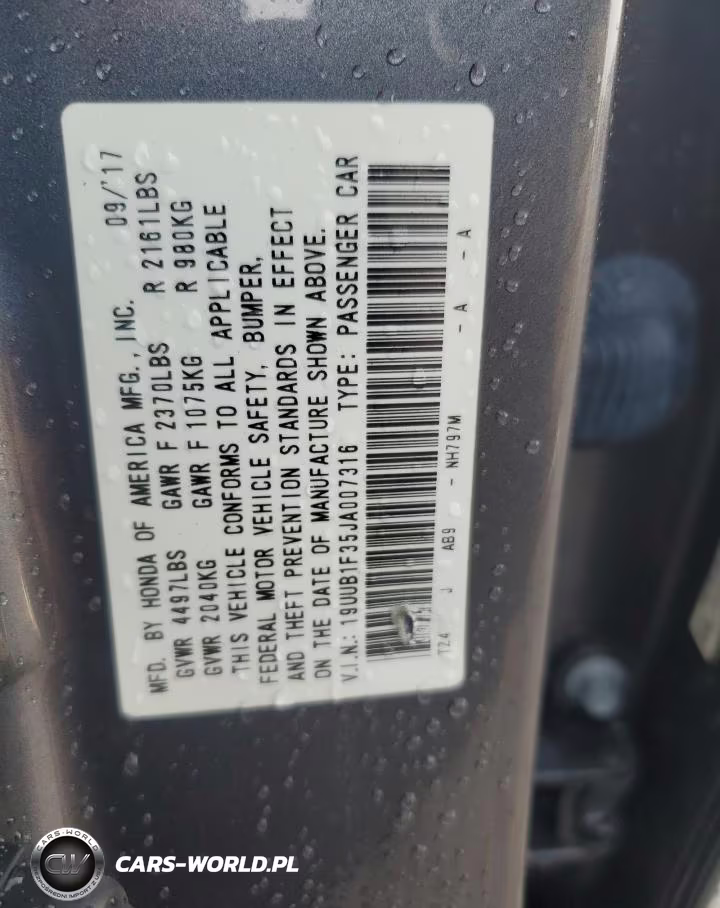 2018 Acura Tlx VIN:19UUB1F35JA007316 - 13
